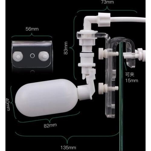 1"/4" Aquarium auto water filler RO Reverse Osmosis Water Auto Refill Shut Float Valve Sump Assorted Kit Fish tank float