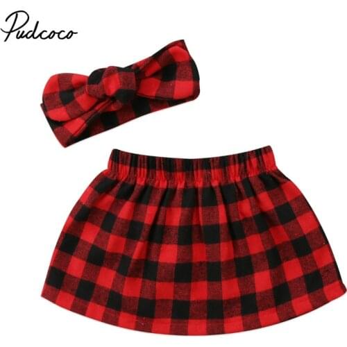 2018 Mother Daughter England Style Red Plaid Mini Skirts Family Matching Outfits Adult Kid Girls Summer Plaid Skirts S-XL 0-24M