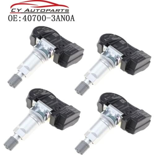 4PCS New TPMS Tire Air Pressure Monitoring Sensors For Nissan Infinit 40700-3AN0A 407003AN0A