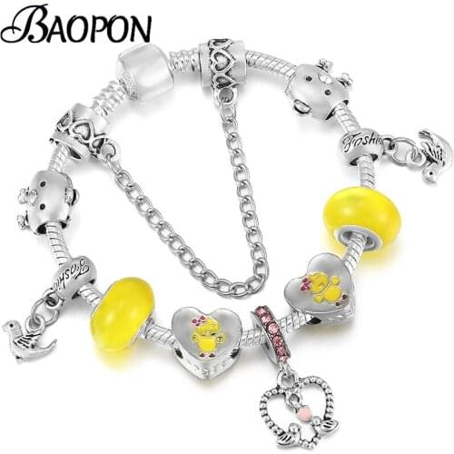 BAOPON Yellow Bracelets