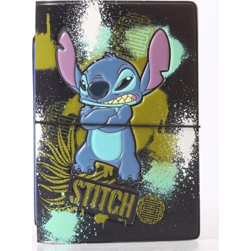 2021 Disney Boy Girl Carton New Stitch Cartoon PU Passport Case wallet Student ID card Holder coin bag