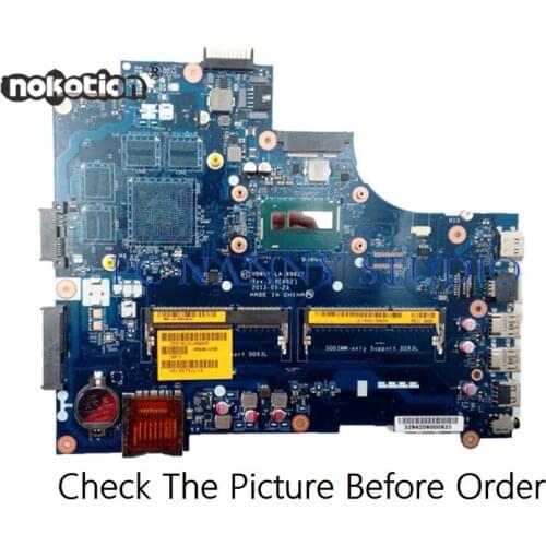 For Dell Inspiron 15R 3537 5537 Laptop pc Motherboard CX6H1 0CX6H1 LA-9982P i3-4010U 1.7Ghz DDR3L notebook mainboard Tested