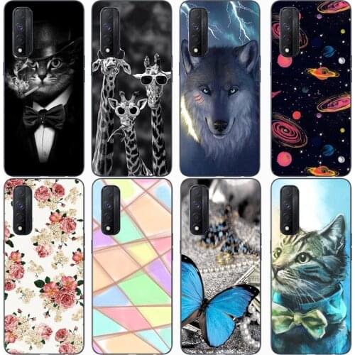 Fashion Soft silicone TPU Back Cover For Realme Narzo 30 4G Phone Funda Case For Realme Narzo 30 5G Cute Cartoon Case
