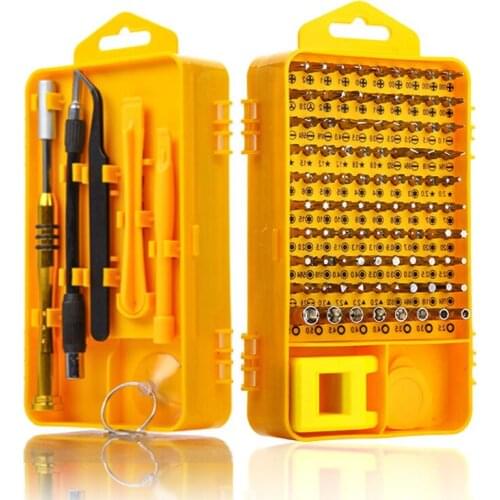 Home Tools Bit 108 in 1 Sets Multi-function Computer PC Cellphone Mobile Phone Digital Electronic Device Repair Screwdriver Sets