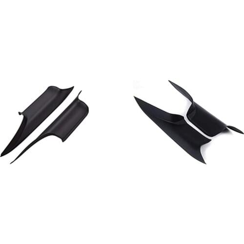 For BMW- 7 Series 2008-2014 Door Pull Handle Covers, Door Handle Carrier Trim Cover Kit, Left+Right