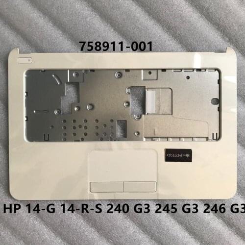 For new HP 14-G 14-R-S 240 G3 245 G3 246 G3 palm rest upper top cover touchpad key switch small plate C shell white 758911-001