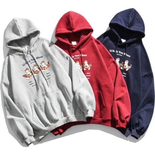 2020 Couples Hooded and Plush for Men and Women In Autumn and Winter