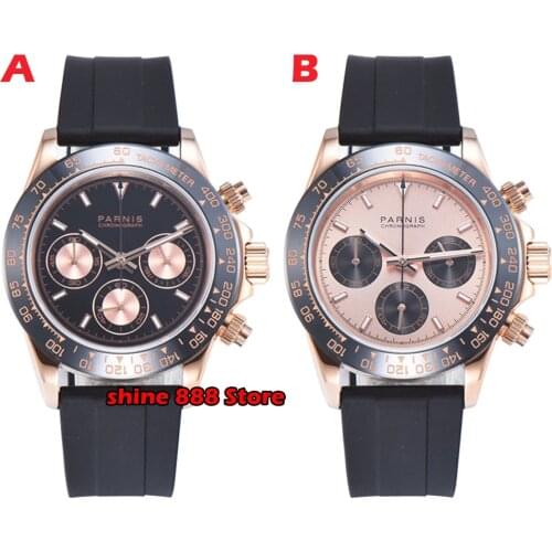 Parnis Mens Quartz Watch