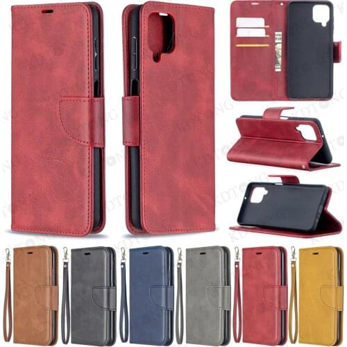 Luxury Flip Wallet Leather Case For Samsung Galaxy A01 A02 A02S A3 A5 A6 A8 A10 A10S A11 A12 Card Holder Hidden Bracket Cover