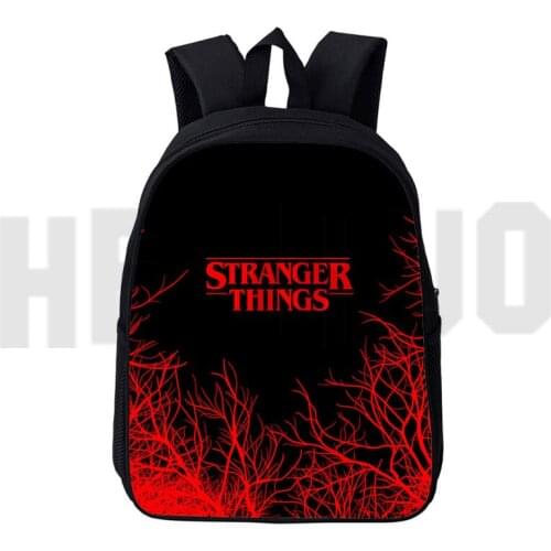 Sac A Dos 3D Print Anime Softback Bagpack Stranger Things Season 4 Backpack 12/16 Inch Schoolbags for Teenager Travel back pack