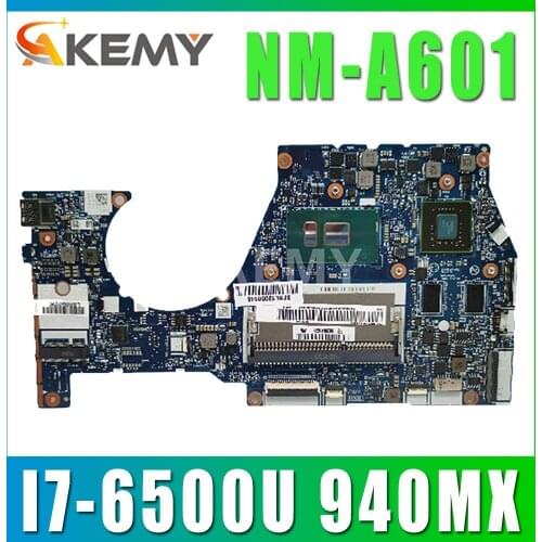 SAMXINNO NM-A601 Laptop motherboard for Lenovo YOGA 700-14ISK original mainboard I7-6500U 940MX 5B20K41652