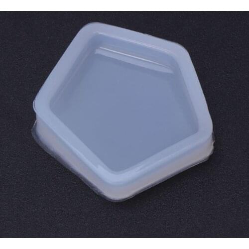 Silicone Mold DIY Jewelry Making Round Geometric Fan Shape Pendant Epoxy Resin