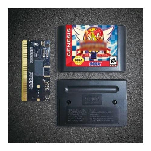 Soniced Game the Hedgehog 2 - Pink Edition- 16 Bit MD Game Card for Sega Megadrive Genesis Video Game Console Cartridge