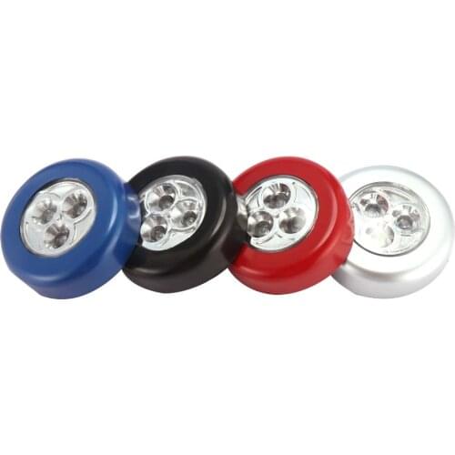 Light Night Cabinet 3 LED Touch Led Light Wireless Corridor Stair Night Lamp Poste on Kitchen Bedroom Cupboard Light