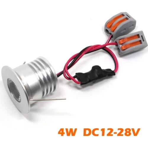 24pcs 4W Mini COB LED Downlight DC12V Hallway Corridor Showroom Cabinet Decoration LED Spot Lighting