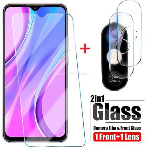 On Xiomi Redmi 9C NFC Protective Glass For Xiaomi Redmi Note 9S 9 Pro Max Screen Protector Xaomi 9A Camera Lens Tempered Film