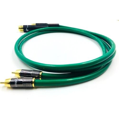 1 pair 2328 Hifi XLR Female to RCA Male Cable 5N OCC Hifi 2 Rca to 2 Xlr Cable