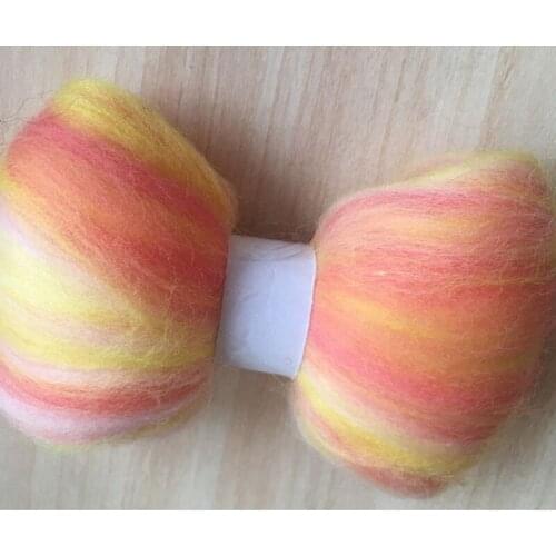 100g 150g 200g 300g 500g 50g/bag Wool Fiber for felting African Fabrics Wool Roving Doll Needlework Felt DIY