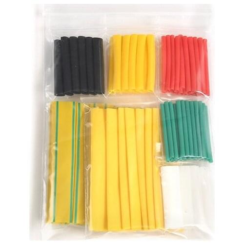 127Pcs Electrical Cable Tube kits Heat Shrink Tube Tubing Wrap Sleeve Assorted 7 Sizes