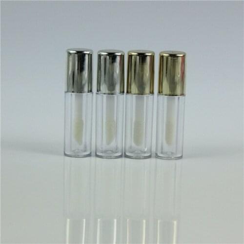 50pcs/lot 0.8ml high quality Empty clear lip gloss tube lip balm bottle container in the refillable bottles