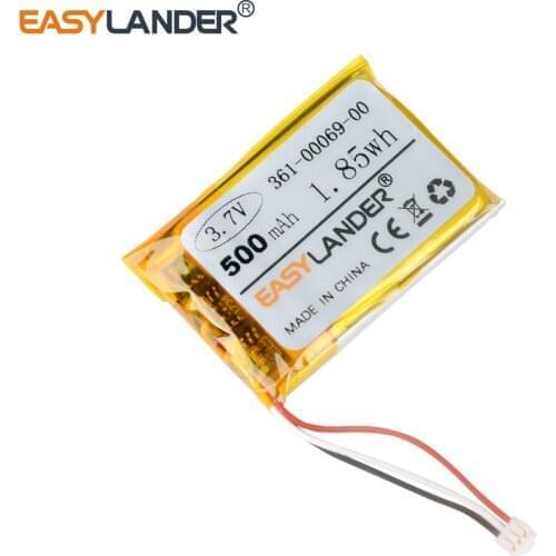 Easylander 3.7V 500mAh 361-00069-00 Battery For Garmin Barklimiter Deluxe, Delta Sport, Delta Training Collar, GAB102, GAD109