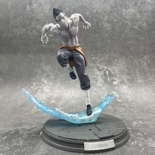 Action 25cm Hoshigaki Kisame Figure Toys For Adult Anime Naruto Akatsuki Member Kisame Battle Version Display Doll Creative Gift