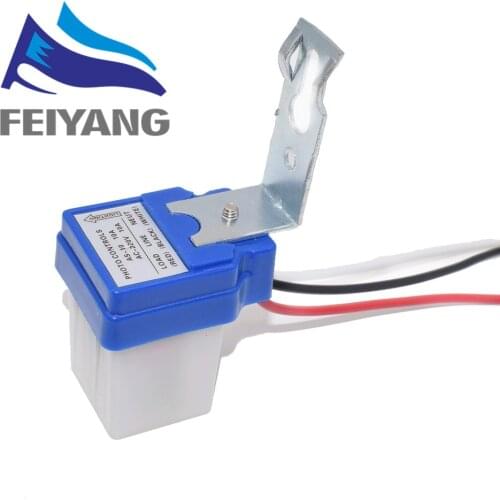 10PCS Automatic Auto On Off Photocell Street Light Switch DC AC 220V 50-60Hz 10A Photo Control Photoswitch Sensor Switch