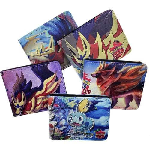 PU Japanese Anime Cartoon Wallet Cute Personality Creative Short Purse Coin Pocket Card Holder PK