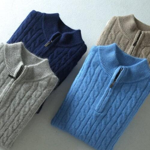 JINJIAXIAN Men's Pullovers With Zip