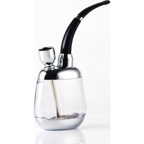 Classic Hookah Mini Water Pipe Smoking Pipe Men Accessories Fire Feuerzeug Ciagrette Zapalniczka Gadgets for Men Ciagr Mechero