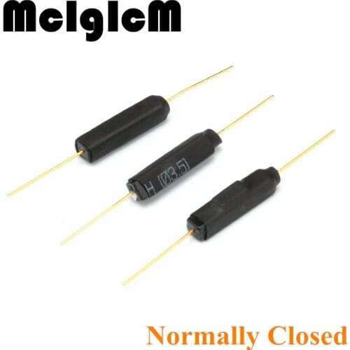 10pcs Magnetic Reed Switch Plastic Type GPS-14B 2*14 Anti-Vibration Damage Magnetic Switch NC Gerkon Normally Closed NC