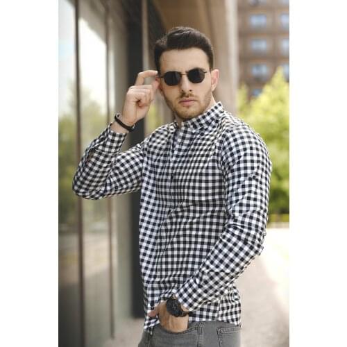 Robyn Pitikare Pattern Men 'S Slim Fit Shirt