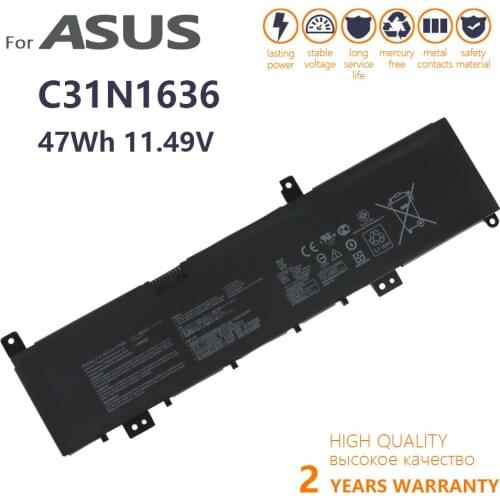 Genuine C31N1636 Laptop battery For Asus N580VN N580VD NX580V X580V X580VN NX580VD7300 NX580VD7700 Series original batteria