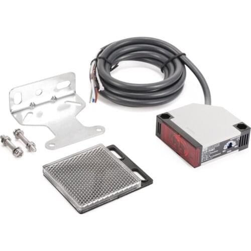 AC 90-250V 3A E3JK-R4M1 Square Reflex Light Barrier Sensor Photoelectric Switch Detection Distance For Electrical Supplies