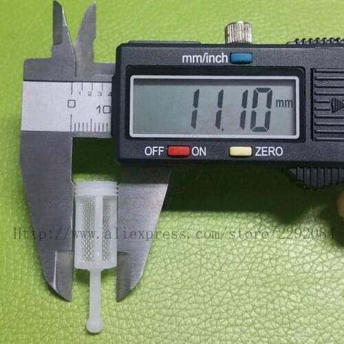 20pcs Plastic Gravity Type Spray Gun Spray Filter Pot Diameter 11mm Total Length 36mm Adapt to the Majority of solvent