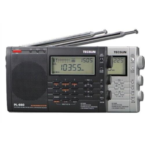 Tecsun PL-660 Portable High Performance Full Band Digital Tuning Stereo Radio FM AM Radio SW SSB
