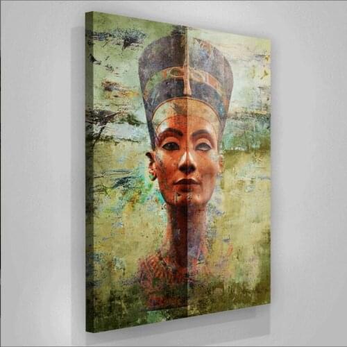 Modern Home Decor Posters Nefertiti Egyptian Single Print Wall Art Canvas Painting Picture Prints Poster Modular Living Rooms