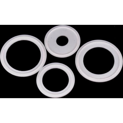 PTFE 0.5" 1.5" 2" - 4" Tri Clamp Sanitary Silicone Sealing Gasket Strip Ring Homebrew For Diopter Ferrule