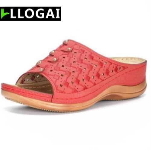 Women Sandals Wedges Shoes for Women High Heels Sandals Summer Shoes for Women Flip Flop Chaussures Femme Platform Sandals 2021