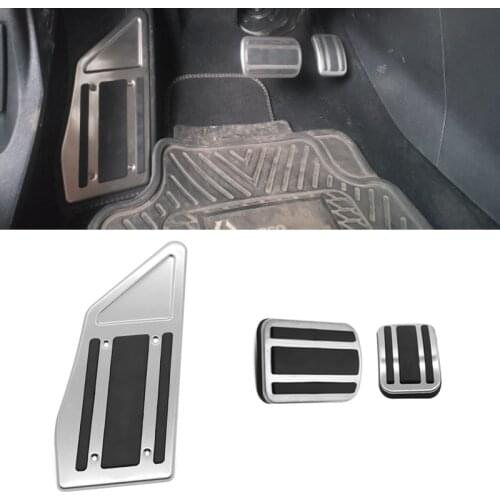 Steel Foot Pedal For Peugeot 3008 5008/GT 2017 2018 2019 LHD Accelerator Gas Fuel Brake Pedal Pads Mats Cover Accessories