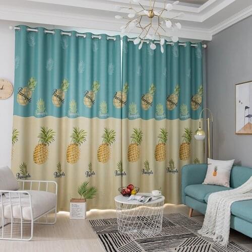 Ready Stock Cartoon Moon Pattern Blackout Curtains For Children Living Room Bedroom Window Treatments for Boys 2JL428A