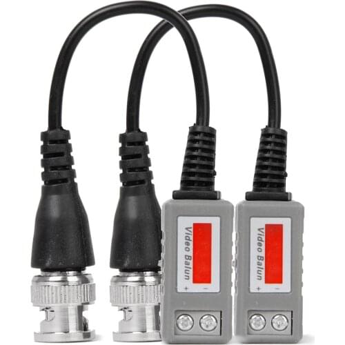Twisted BNC CCTV Video Balun Passive Transceivers UTP Balun BNC Cat5