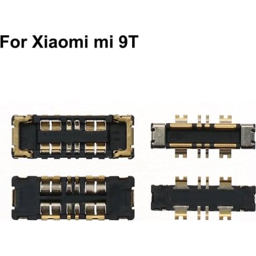 2PCS Inner FPC Connector Battery Holder Clip Contact For Xiaomi mi 9T logic on motherboard mainboard on flex cable Xiao mi 9 T