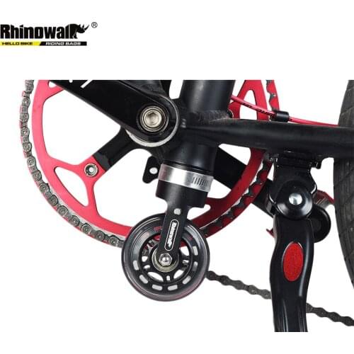 Folding bicycle auxiliary wheel to promote tourism work leisure booster wheel easywheel for seatpost