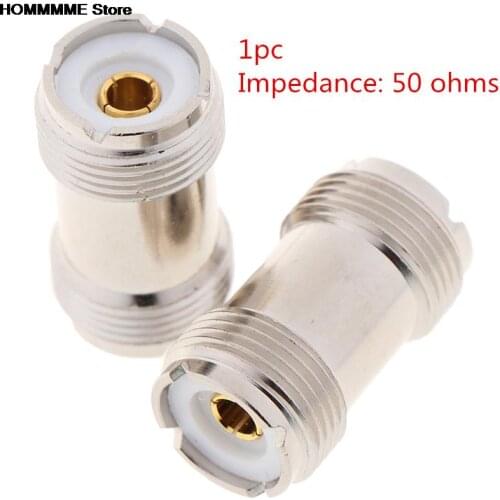 High Quality 1pc SO-239 UHF Female To Female RF Coax Cable Adapter Connector For PL-259