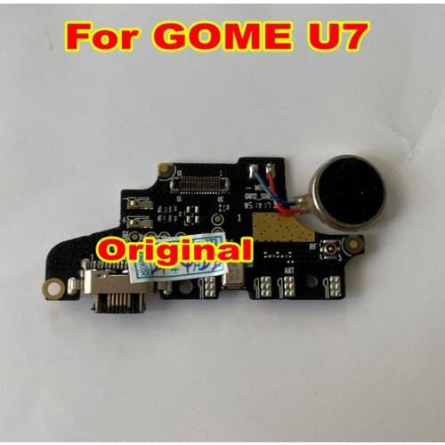 100% Original Working For GOME U7 2017M27A USB Plug Charging Port Charge Board Flex Cable Full IC Mobile Flex Cable Parts