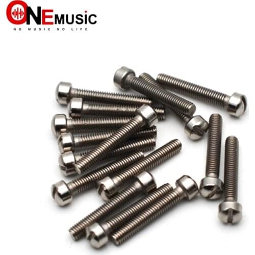 100 pcs/lots Electric Guitar Humbucker Pickup Polepiece Pole Screws Guitar Pickup Magnet Screw Rods 18mm Length 3mm Diameter