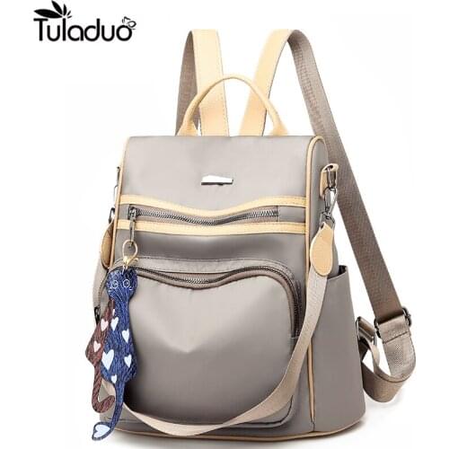 2020 Fashion Women Backpack For School Style Quality Leather Bag For College Simple Design Women Casual Daypacks Mochila Sac