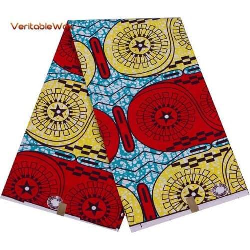 2020 Ankara African Prints Batik Pagne Real Wax Fabric Africa Sewing Wedding Dress Crafts Material 100% Polyester Tissu FP6410