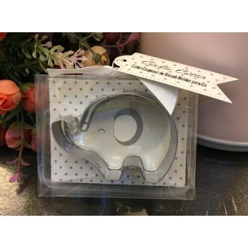 35 Pieces/lot) baby souvenirs favors Little Peanut Elephant Cookie Cutter and Cake mold For baby shower decoration gift favors